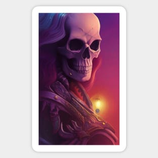 Skeleton Brave Warrior Sticker